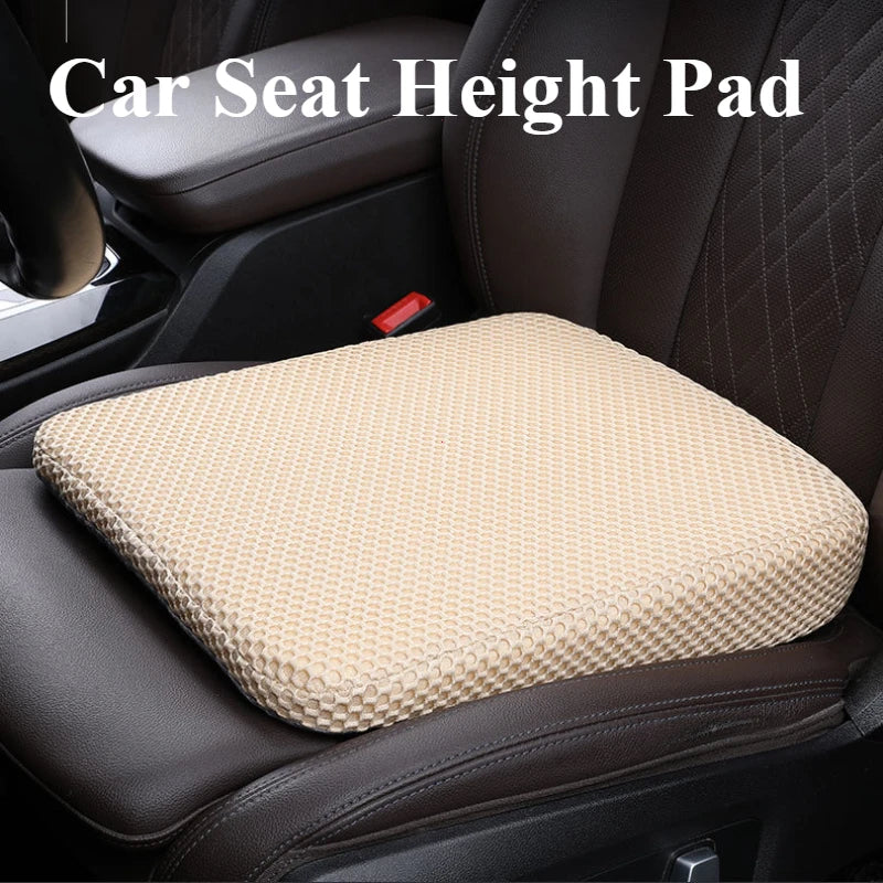 Car Seat Booster Cushion Honeycomb Memory Cotton Car Seat Cushion Car Simple Breathable 3D Mesh Thickened Sedentary Seat Cushion