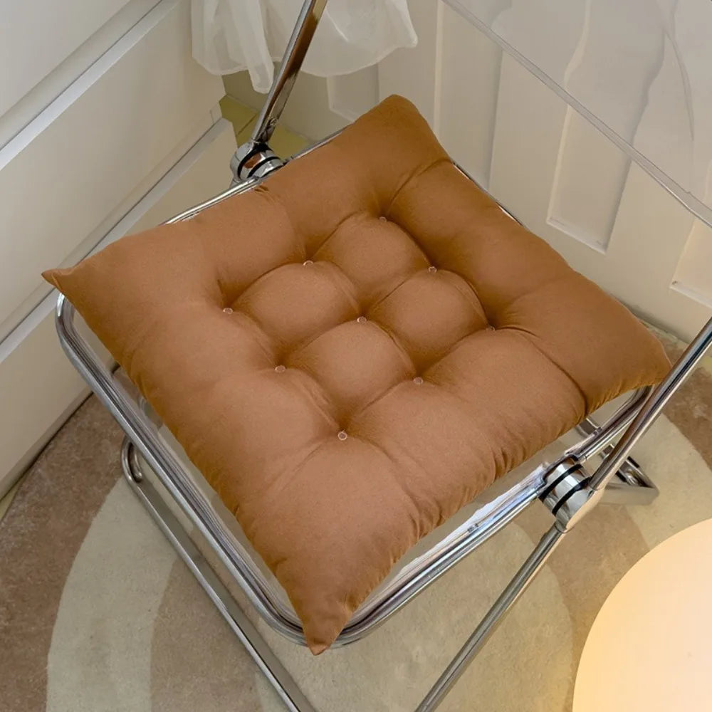 Non-slip Thicken Dining Chair Cushion Nap Pillow Chair Pad Cushion Round Cushion Winter Chair Cushion