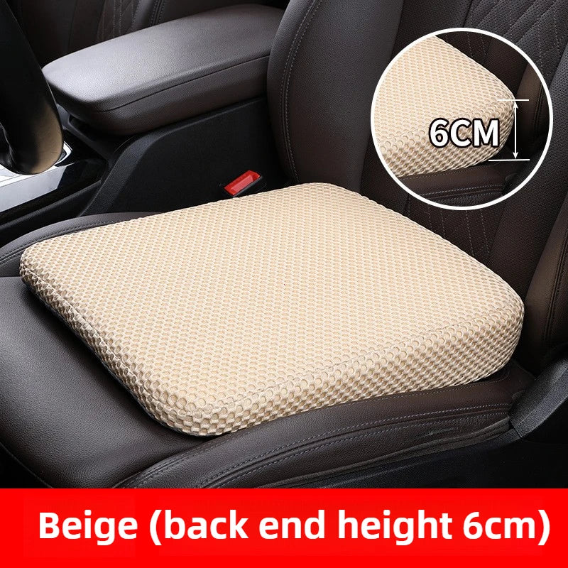 Car Seat Booster Cushion Honeycomb Memory Cotton Car Seat Cushion Car Simple Breathable 3D Mesh Thickened Sedentary Seat Cushion