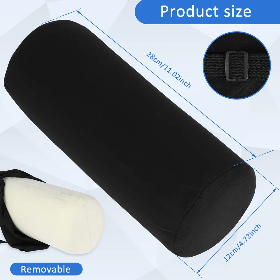 Memory Foam Lumbar Support Cushion Waist Pillow Auto Seat Back Cushion Ergonomic Fatigue Relief for Car Chair Home Office