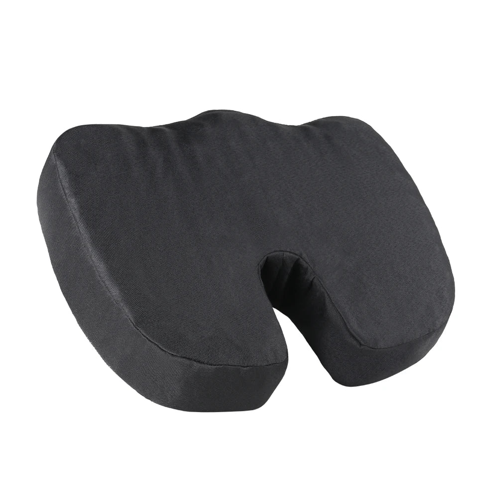 Comfortable breathable seat cushion, U-shaped design wave sponge massage cushion can relieve buttock pressure/coccyx pain