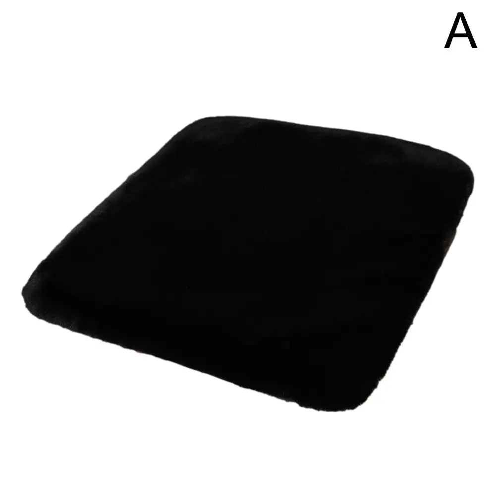 Universal Car Winter Plush Warmth Seat Cushion Imitation Rabbit Fur Auto Seat Cover Thick Plush Soft Anti-slip Protection Pad