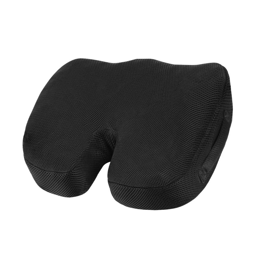 Comfortable breathable seat cushion, U-shaped design wave sponge massage cushion can relieve buttock pressure/coccyx pain