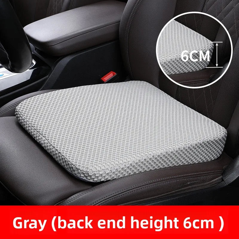 Car Seat Booster Cushion Honeycomb Memory Cotton Car Seat Cushion Car Simple Breathable 3D Mesh Thickened Sedentary Seat Cushion