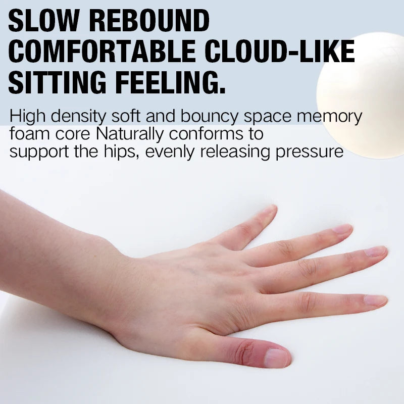 Car Cushion Office Chair Cushion Memory Foam Padding Wheelchair Armchair Cushions Pouf Decorative Sofa Rocking Desk Chairs Home