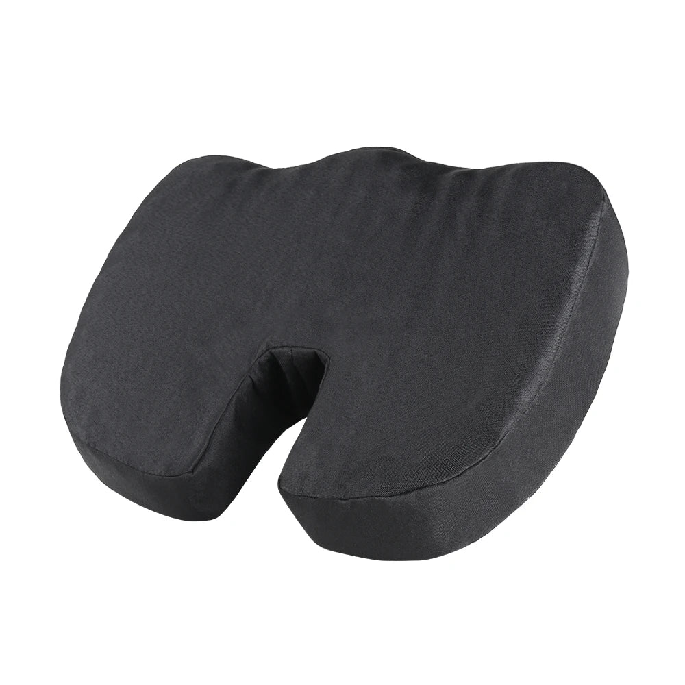 Comfortable breathable seat cushion, U-shaped design wave sponge massage cushion can relieve buttock pressure/coccyx pain