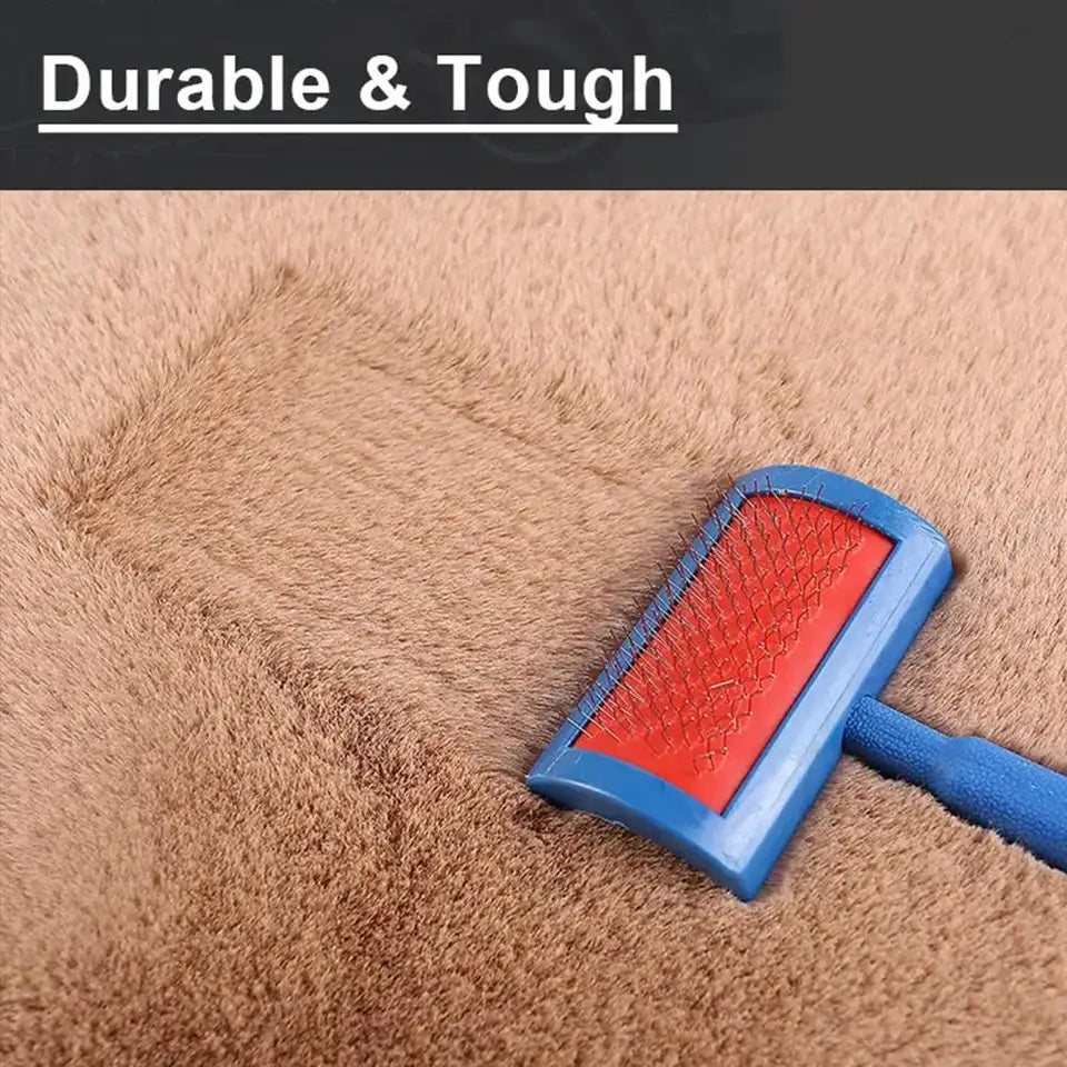 Universal Car Winter Plush Warmth Seat Cushion Imitation Rabbit Fur Auto Seat Cover Thick Plush Soft Anti-slip Protection Pad