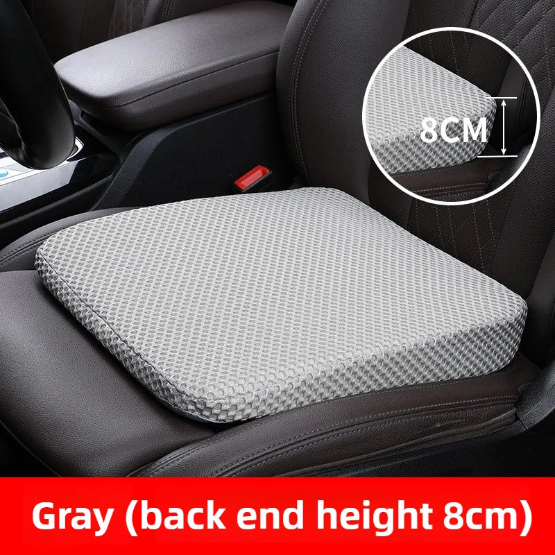 Car Seat Booster Cushion Honeycomb Memory Cotton Car Seat Cushion Car Simple Breathable 3D Mesh Thickened Sedentary Seat Cushion